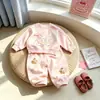Dulce Atuendo para Niñas para Primavera y Otoño 2026 Nuevo Estilo Coreano Ropa de Primavera para Niña Pequeña Vestido de Encaje de Moda para Bebé Niña Moderno