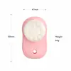 Cepillo facial de silicona de doble cara con cerdas suaves, apto para hombres y mujeres, para masajear poros, limpieza profunda y eliminación de maquillaje; diseño portátil