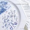 Arte de Unha Diamantes Redondos Coloridos Pequenos Misturados Laváveis Não Caem Fundo Quente Fundo de Tela Lavável Misturado Diamantes Planos Coloridos Ornamentos de Diamante para Unhas