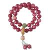Precio al por Mayor Popular Salsa de Ciruela Negra Cuentas Redondas Pulsera Bodhi Estilo Nacional Doble Círculo de Mano Versátil Disco Cuentas de Buda para Jugar Pulsera