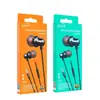 Caja de embalaje para auriculares con cable in-ear con control de llamada Mai en el cable caja de color para embalaje de auriculares cartón para embalaje de auriculares hifi