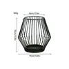 Estilo Escandinavo Lanterna Simples de Ferro Decoração Suporte de Vela de Metal Velas Adereços de Atmosfera Ornamentos de Artesanato para Sala de Estar em Casa