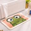 Novo Tapete de Chão Doméstico Cartoon Imitação de Caxemira Tapete de Porta de Banheiro Tapete de Banheiro Absorvente de Água Antiderrapante Tapete de Porta de Entrada Tapete de Chão
