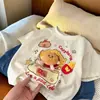 Camiseta de manga corta 3D para bebés, top de verano para padres e hijos, camiseta de algodón puro para niños, fresca y elegante, de verano