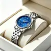 Auténtico de Moda Tendencia Acero Correa Hombres Calendario Impermeable Correa Reloj Reloj Taobao Aliexpress Modelo Más Vendido