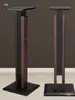 Suporte de Caixa de Som Suporte de Som Surround Suporte de Chão Estante de Livros de Madeira Maciça Pés de Suporte para Caixa de Som