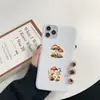 50 pegatinas de hongos pintadas a mano con acuarela decoración para mascotas libro de recortes DIY taza armario casco pegatinas impermeables al por mayor