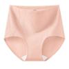 Calcinha de algodão jacquard cintura alta barriga ~ novo 2024 10A forro de seda antibacteriano respirável sem costura plus size feminina