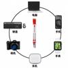 Pluma Limpiadora para Audífonos Bluetooth Teléfono Móvil Digital Pluma Telescópica Push-pull Cepillo para Quitar el Polvo Tapones para los Oídos Cepillo Limpiador para Teclado de Computadora