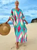 2024 Amazon comércio exterior transfronteiriço verão europeu e americano sexy praia blusa protetor solar cardigã férias biquíni blusa