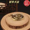 Pet de Té de Cobre Cobra Antigua de Bronce Vintage Serpiente Dominante Rey Latón Macizo Mango Tallado Adorno de Escritorio
