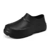 Zapatos de chef para hombre y mujer, pantuflas impermeables de talón cerrado, zapatos específicos para cocina, botas de lluvia sin cordones, zapatos de trabajo antideslizantes de protección laboral al por mayor