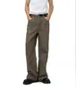 Pantalones casuales holgados nuevos para hombre, pantalones versátiles modernos de estilo coreano, pantalones largos hasta el piso de pierna ancha con caída fina de verano