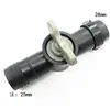 Cinta de Microaspersión Agrícola de 1.0 pulgada 2 pulgadas Conector en T de Empalme Válvula de Bola para Manguera de Cuatro Vías Interruptor Conector de Derivación para Cinta de Riego por Goteo Agrícola