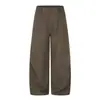 Ropa Vintage Yidao Otoño 2026 Nuevo Color Sólido Holgado Pierna Ancha Pantalones Casuales para Hombre Retro Japonés Ropa de Trabajo Rectos