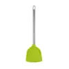 Pala china con mango de tubo simple pala de silicona pala para cocinar no daña la olla cuchara para cocinar en stock suministro pala para cocinar