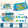 Juego de Almacenamiento de Arena para Juguetes Infantiles Transfronterizo Pastel Traje de Helado Femenino Maleta Moldes de Arena de Cuarzo Arena de Colores Moldeable Juguetes