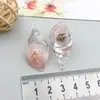 Concha Luminosa de Colores DIY Pegamento de Crema Bolso de Conchas Pendientes Colgante Accesorios de Joyería Acrílicos