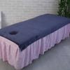 Sábana de Salón de Belleza con Orificio, Toalla con Orificio, Toalla para Cabecera de Cama, Toalla de Baño Grande, Suministros para Sábana de Cama de Masaje, Toalla con Orificio Ultrasuave