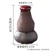 Pote de Moxabustão Lingshan Roxo, Ventosa Roxo, Tubo Pilar Dragão Roxo de Argila Roxa Sem Fumaça, Ferramenta Multifuncional de Moxabustão, Pote Especial Sem Fumaça para Medicina Tradicional Chinesa