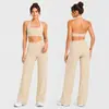 Conjunto de Sutiã Esportivo Cruzado com Gola Halter para Mulheres, Sutiã Fitness Acolchoado de Verão, Lindo Top Cruzado nas Costas para Pilates Yoga