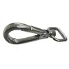 Pieza de Pulido de Hebilla de Gancho de Acero Inoxidable con Forma de Llavero de Fundición de Acero Inoxidable