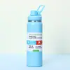 Tetera Portátil Espacial Transfronteriza Termo de Acero Inoxidable de Gran Capacidad Taza de Agua para Deportes al Aire Libre Portátil Venta al por Mayor Comercio Exterior