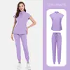 Conjunto de Roupas de Trabalho com Gola Alta Sem Mangas Tamanho Grande Tamanho Europeu Alta Qualidade para Salão de Beleza Spa Centro de Banho Lavagem à Mão