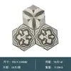 Azulejos hexagonais cimentados cinza, antiderrapantes, totalmente cerâmicos, 200x230, estilo wabi-sabi, adequados para varandas, restaurantes e banheiros em pousadas