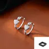 Pendientes de Aro Lisos con Pasador de Plata 925 para Mujer 2025 Nuevo Popular Diseño de Nicho Pendientes de Gama Alta Pendientes de Lujo Accesible