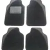 Tapete de carro de veludo universal adequado para carro off-road veículo caminhão conjunto de quatro peças