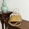 Nuevo Bolso de Mano Estilo Chino Nacional para Mujer, Bolso Cruzado de Hombro con Cadena y Perlas, Nuevo Modelo Verano 2026, Bolso con Cierre