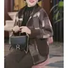 Novedad Otoño e Invierno 2025 Abrigo de Tartán de Terciopelo Doble Cara Cardigan con Capucha Holgado y de Moda Abrigo de Lana Casual para Mujer