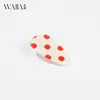Wjia Nuevo Estilo Cuadros Franceses con Brillo Gota de Agua Pinza Pinza para Flequillo Fresco Pasador Pinza de Pato Accesorio para el Cabello Tocado