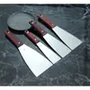 Ferramentas de tinta para gravura raspador faca de óleo raspador de tinta alta elasticidade superfície polida fácil de limpar raspador de aço inoxidável