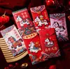 2026 Ano do Cavalo Mil Yuan Dez Mil Yuan Cem Yuan Envelope Vermelho Duro Alto Padrão Festival da Primavera Ano Novo Estilo Chinês Bolsa Envelope Vermelho
