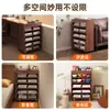 Estante de Almacenamiento, Estante de Almacenamiento Extraíble, Gabinete Angosto para Sala de Estar, Librero Sencillo, Estante Exhibidor de Sándwiches, Estante de Almacenamiento con Carrito Ultradelgado