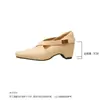 Zapatos Mary Jane de Cuadrado Francés con Tira Cruzada de Corte Bajo para Mujer, Nuevos, Elegantes, de Temperamento Versátil, para el Trabajo, Tacón Bajo, Zapatos de Corte Bajo