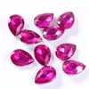 Yiwu Venta al por mayor en stock Diamantes de forma especial con forma de gota y base puntiaguda, Diamantes de cristal, Accesorios para ropa, Accesorios de diamantes