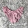 Pantaletas de Malla Transpirable Sin Costuras de Modal, Braguitas Transparentes Sexys de Encaje Bordado para Mujer, Pantaletas de Encaje