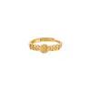 Anillo de Moneda de la Fortuna para Mujer, Anillo para Dedo Índice de Diseño Versátil Retro a la Moda, Nuevo Anillo de Prosperidad de Estilo Chino de Alta Gama