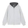 2026 Nuevo 420G Otoño/Invierno Engrosado Estilo Pareja Sudadera para Adolescentes Americanos Chaqueta Retro Moderna de Marca con Doble Cremallera