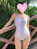 Traje de baño de una pieza triangular nuevo 2024 para mujer para cubrir el abdomen y lucir estilizado Traje de baño para mujer para Beach Resort y Aguas Termales [Envío Directo de una Pieza]