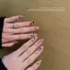 Acessórios para Nail Art Rede de Diamante Transparente Venda Quente Coração Torto Machado Gota d'Água Quadrado Gordo Borboleta Diamante Branco Folha de Ouro Decorações para Unhas