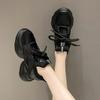 Zapatos Chunky para Mujer 2026 Nuevos de Primavera Plataforma Suela Gruesa que Aumentan la Altura Zapatillas Casuales Zapatos Blancos