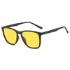 Artículos de fábrica 2021 Nuevas gafas de sol de moda con montura negra europea y americana de resina gafas de sol para fotografía callejera gafas de sol con temperamento para hombre y mujer
