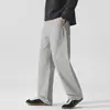 Pantalones de trabajo retro americanos para hombre, nuevo estilo otoño 2026, corte recto holgado, algodón puro, versátiles, de pierna ancha, casuales, al por mayor