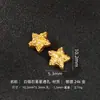 Prata Esterlina S925 Banhada a Ouro Acessórios DIY Pingente de Estrela Pingente de Coração Padrão de Meteorito Pulseira Colar Acessórios de Pulseira