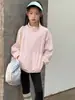 Roupa de Proteção Solar de Gola Alta para Verão, Roupa de Manga Longa com Sensação de Gelo, Novo Design Soltinho, Top Simples, Roupa de Proteção Solar Infantil para Mulheres