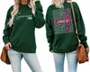 Moletom Feminino de Outono Turma de 2026 Moletom Estampado Novo Solto Gola Redonda Manga Longa Top e Moletom Feminino Fashion